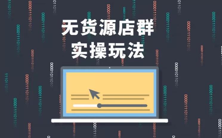 无货源店群实操玩法，蓝海选品的独特思路，店群软件操作方法（45节视频课）_豪客资源库
