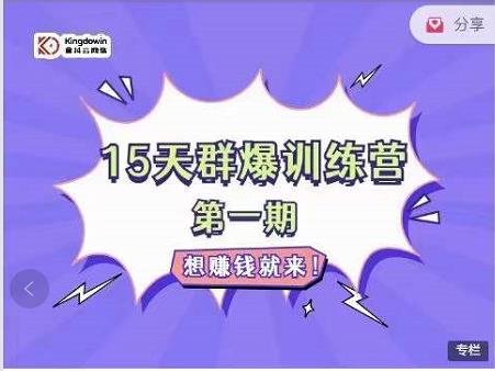 金抖云Peter《15天群爆训练营》，破解抖音玄学，群爆心法，起号方式_豪客资源库