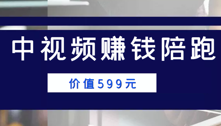 中视频赚钱陪跑，卖中视频账户赚钱收益陪跑项目（价值599元）_豪客资源库