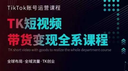 Tiktok运营线上训练营，引流爆单，急速涨粉，Tiktok短视频玩法大揭秘_豪客资源库