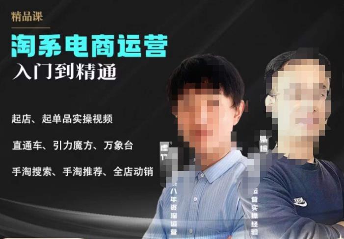 2023手淘搜索实操课+体系化课程，​起店起单品实操视频课程_豪客资源库