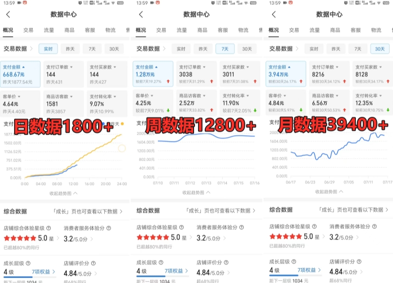 拼多多虚拟电商训练营月入30000+你也行，暴利稳定长久，副业首选_豪客资源库