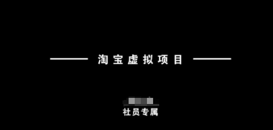 淘宝虚拟项目，从理论到实操，新手也能快速上手——豪客资源创业项目网-豪客资源_豪客资源库