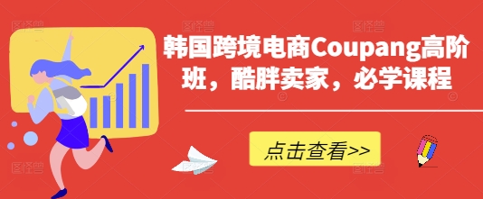 韩国跨境电商Coupang高阶班，酷胖卖家，必学课程——豪客资源创业项目网-豪客资源_豪客资源库