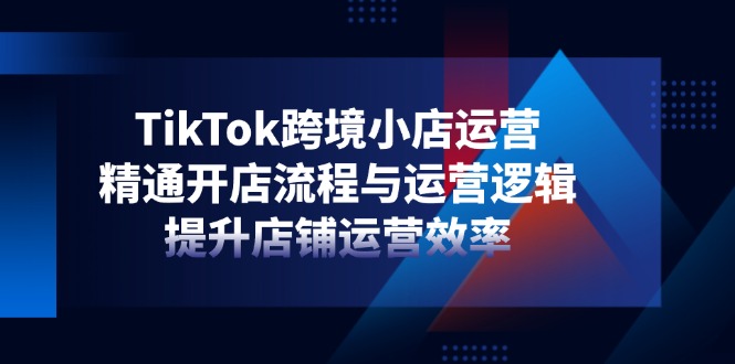 （14369期）TikTok跨境小店运营，精通开店流程与运营逻辑，提升店铺运营效率_豪客资源创业项目网-豪客资源_豪客资源库