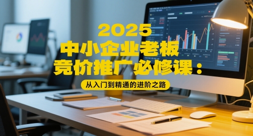 2025中小企业老板竞价推广必修课：从入门到精通的进阶之路——豪客资源创业项目网-豪客资源_豪客资源库
