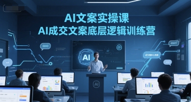 AI文案实操课，AI成交文案底层逻辑训练营——豪客资源创业项目网-豪客资源_豪客资源库
