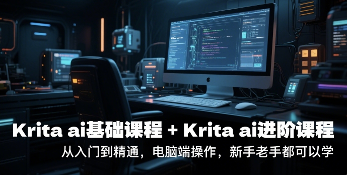 krita ai基础课程+Krita ai进阶课程，从入门到精通，电脑端操作，新手老手都可以学——豪客资源创业项目网-豪客资源_豪客资源库