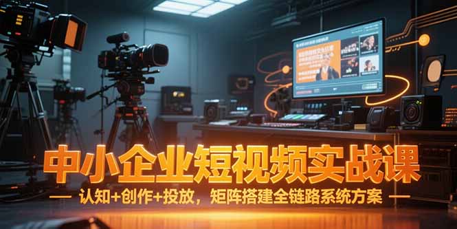（15249期）中小企业短视频实战课，认知+创作+投放，矩阵搭建全链路系统方案_豪客资源创业项目网-豪客资源_豪客资源库