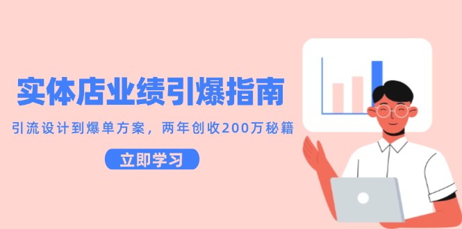 （14996期）实体店业绩引爆指南，引流设计到爆单方案，两年创收200万秘籍_豪客资源创业项目网-豪客资源_豪客资源库