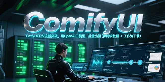 （15191期）ComfyUI工作流新突破，用OpenAI三模型，批量出图(保姆级教程+工作流下载)_豪客资源创业项目网-豪客资源_豪客资源库