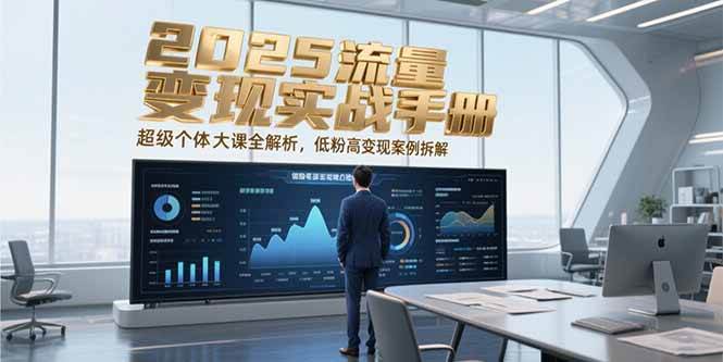 2025流量变现实战手册,超级个体大课全解析,低粉高变现案例拆解_豪客资源创业网-豪客资源_豪客资源库