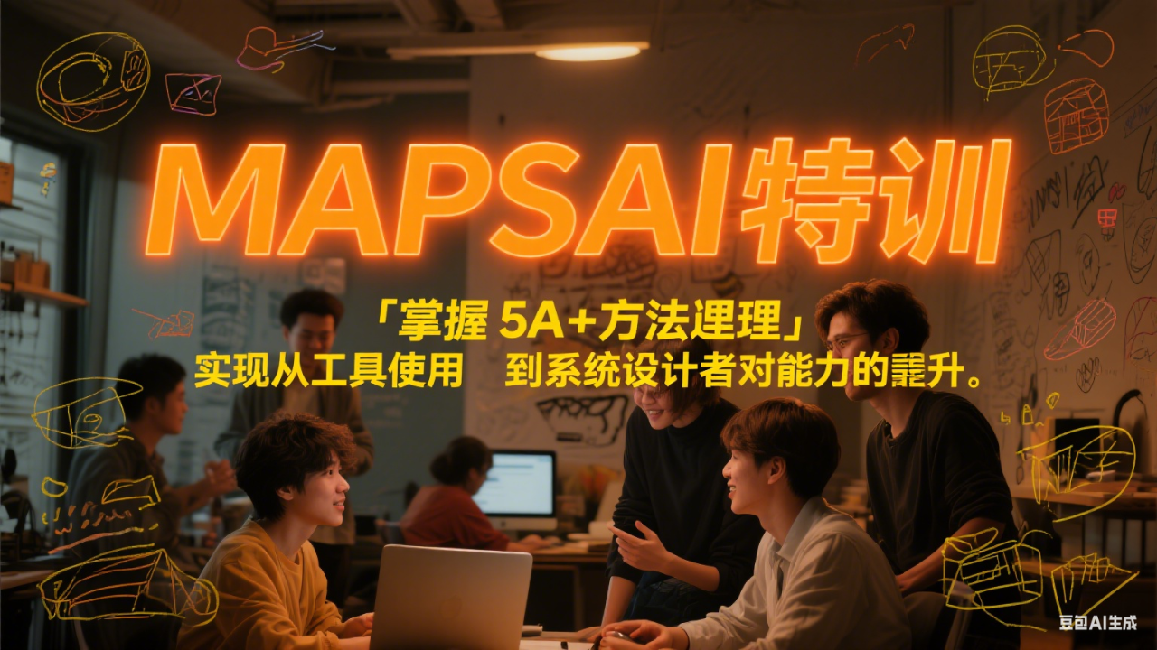 MAPSAI 特训，掌握 5A + 方法论，实现从工具使用者到系统设计者的能力跃升_豪客资源创业网-豪客资源_豪客资源库