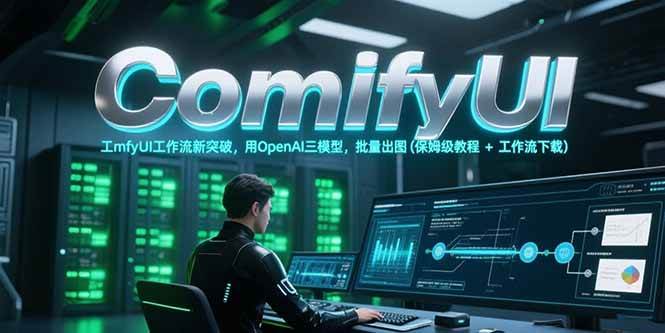 ComfyUI工作流新突破，用OpenAI三模型，批量出图(保姆级教程+工作流下载)_豪客资源创业网-豪客资源_豪客资源库