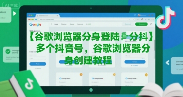 谷歌浏览器分身登陆多个抖音号，谷歌浏览器分身创建教程——豪客资源创业项目网-豪客资源_豪客资源库