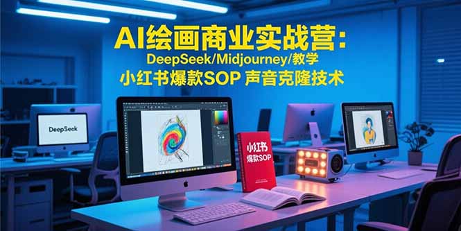 （15460期）AI绘画商业实战营：DeepSeek/Midjourney/教学 小红书爆款SOP 声音克隆技术_豪客资源创业项目网-豪客资源_豪客资源库