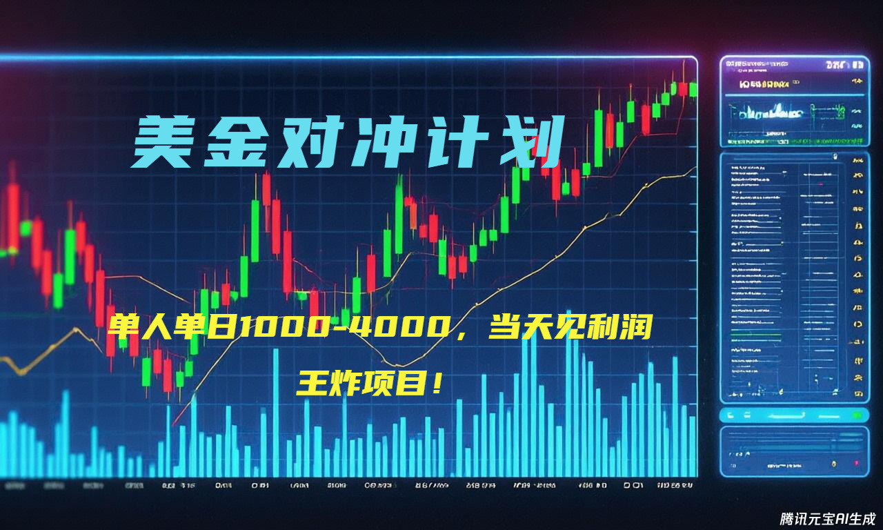 （15333期）2025年最暴力项目“美金先登计划”最新最强对冲战法，每日实际收益1K-4K_豪客资源创业项目网-豪客资源_豪客资源库