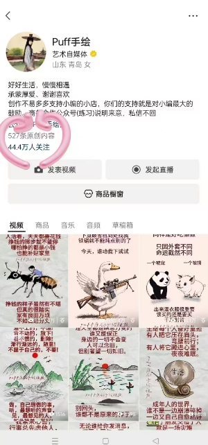 Puff手绘视频号分成项目，三天过分成计划，简单易上手，适合新手——豪客资源创业项目网-豪客资源_豪客资源库