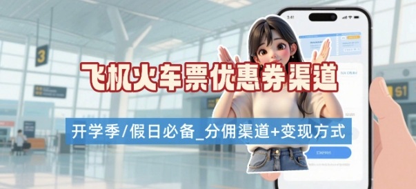 学生党必看!机票火车票优惠券申请渠道 + 项目打法,开学季节日速存——豪客资源创业项目网-豪客资源_豪客资源库