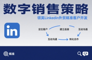 数字销售策略领英LinkedIn外贸精准客户开发——豪客资源创业项目网-豪客资源_豪客资源库