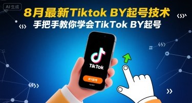 8月最新Tiktok搬运起号技术，手把手教你学会TikTok搬运起号——豪客资源创业项目网-豪客资源_豪客资源库