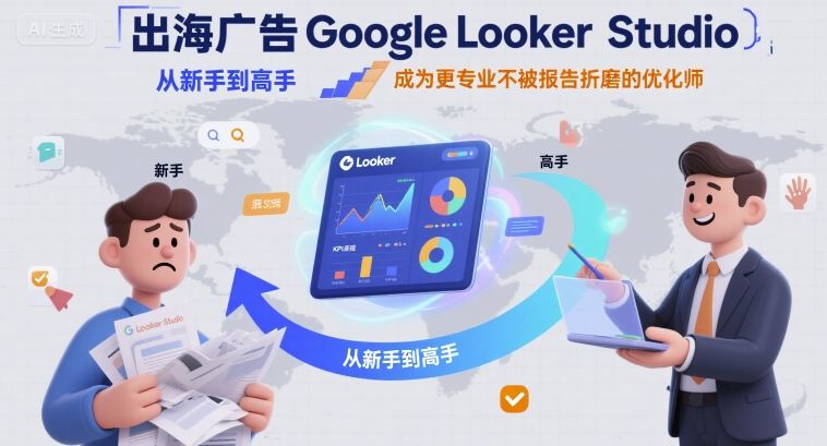 出海广告Google Looker Studio从新手到高手,成为更专业不被报告折磨的优化师——豪客资源创业项目网-豪客资源_豪客资源库