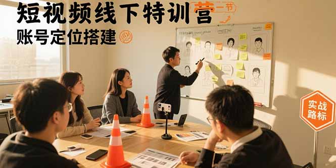 （15707期）短视频线下特训营：账号定位搭建/口播号拍摄剪辑/直播间流量入口/变现实战_豪客资源创业项目网-豪客资源_豪客资源库