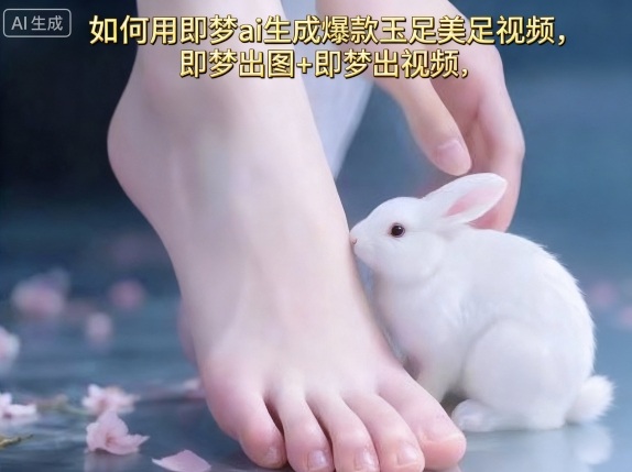 如何用即梦ai生成爆款玉足美足视频，即梦出图+即梦出视频，快速涨粉——豪客资源创业项目网-豪客资源_豪客资源库