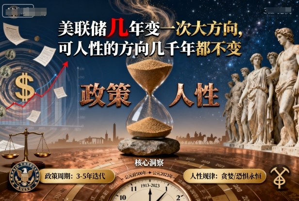 付费文章：美联储几年变一次大方向，可人性的方向几千年都不变——豪客资源创业项目网-豪客资源_豪客资源库