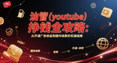 油管(youtube)挣钱全攻略：从开通广告收益到国内收款的实操指南（更新）——豪客资源创业项目网-豪客资源_豪客资源库
