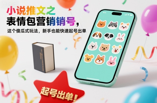 小说推文之表情包营销号,这个傻瓜式玩法,新手也能快速起号出单——豪客资源创业项目网-豪客资源_豪客资源库