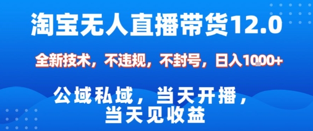 淘宝无人直播12.0,公域私域技术,不封号,不违规布局双十一流量风口,日入1k(独家技术)【揭秘】——豪客资源创业项目网-豪客资源_豪客资源库