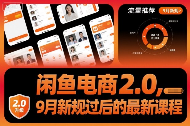 闲鱼电商2.0,9月新规过后的最新课程——豪客资源创业项目网-豪客资源_豪客资源库