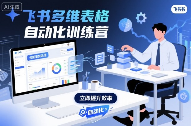 飞书多维表格自动化训练营,手把手教你告别重复处理,用多维表格开启高效办公新模式——豪客资源创业项目网-豪客资源_豪客资源库