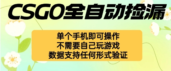 自动挂G捡漏,不用自己挂G不用玩游戏,一个手机即可操作,新手小白轻松月入1W+【揭秘】——豪客资源创业项目网-豪客资源_豪客资源库