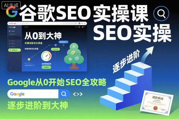 谷歌SEO实操课，Google从0开始SEO全攻略，逐步进阶到大神——豪客资源创业项目网-豪客资源_豪客资源库