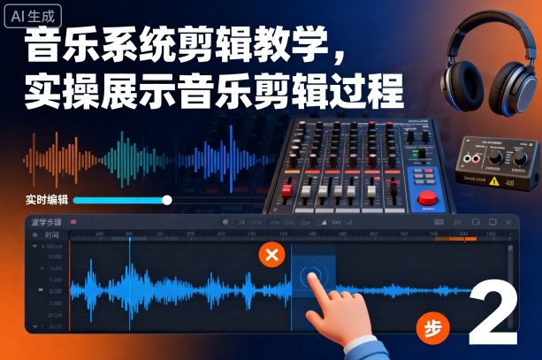 音乐系统剪辑教学,实操展示音乐剪辑过程——豪客资源创业项目网-豪客资源_豪客资源库