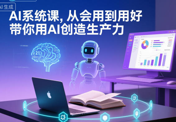 AI系统课，从会用到用好，带你用AI创造生产力——豪客资源创业项目网-豪客资源_豪客资源库
