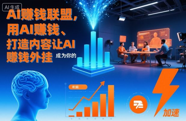 AI賺钱联盟,用AI賺钱、打造内容让AI成为你的賺钱外挂——豪客资源创业项目网-豪客资源_豪客资源库
