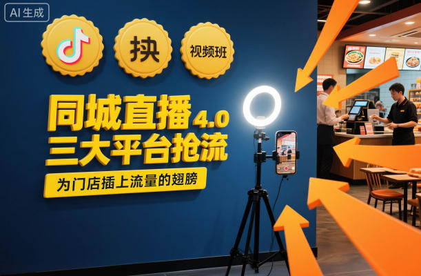 同城直播实操班4.0，三大平台抢流，为门店插上流量的翅膀——豪客资源创业项目网-豪客资源_豪客资源库