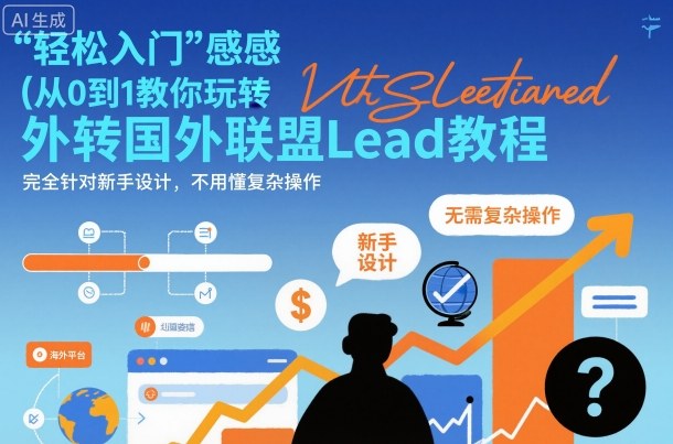国外联盟賺美刀项目,从0到1教你玩转国外联盟Lead教程,纯新手可操作性100%——豪客资源创业项目网-豪客资源_豪客资源库