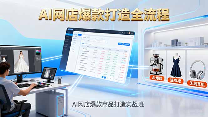 (16326期)AI网店爆款商品打造实战班:AI技术实现商品图智能处理,快速搭建AI网店_豪客资源创业项目网-豪客资源_豪客资源库