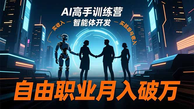 （16602期）AI高手训练营3.0，ChatGPT，Midjourney，智能体开发，自由职业月入破万_豪客资源创业项目网-豪客资源_豪客资源库