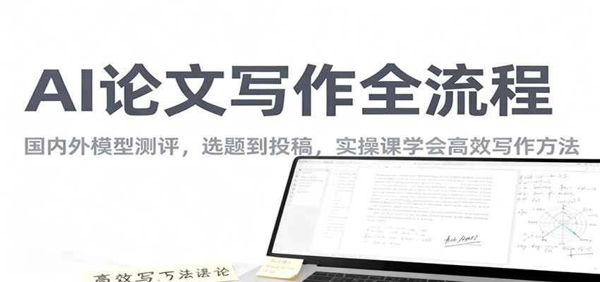 AI论文写作全流程，国内外模型测评，选题到投稿，实操课学高效写作方法_豪客资源创业网-豪客资源_豪客资源库