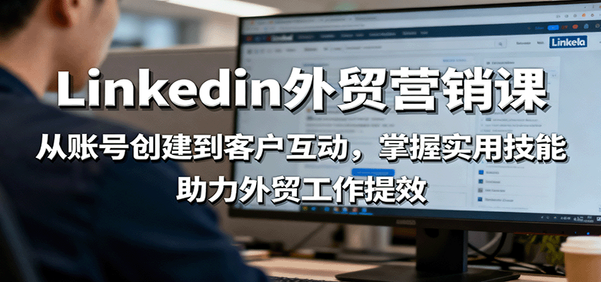 LinkedIn外贸营销课:从账号创建到客户互动,掌握实用技能,助力外贸工作提效_豪客资源创业网-豪客资源_豪客资源库