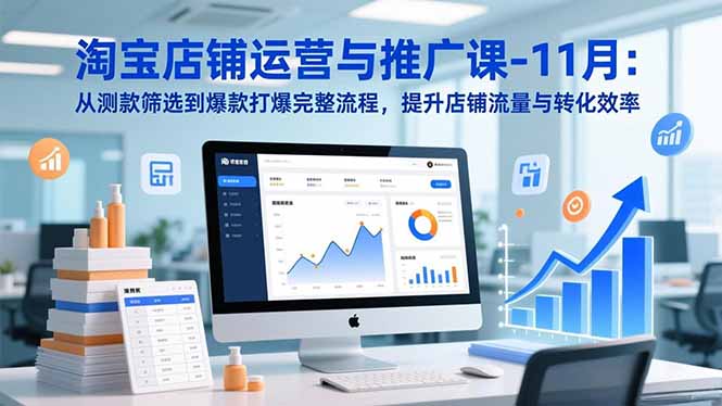 (16714期)淘宝店铺运营与推广课-11月:从测款筛选到爆款打爆完整流程,提升店铺流量与转化效率_豪客资源创业项目网-豪客资源_豪客资源库