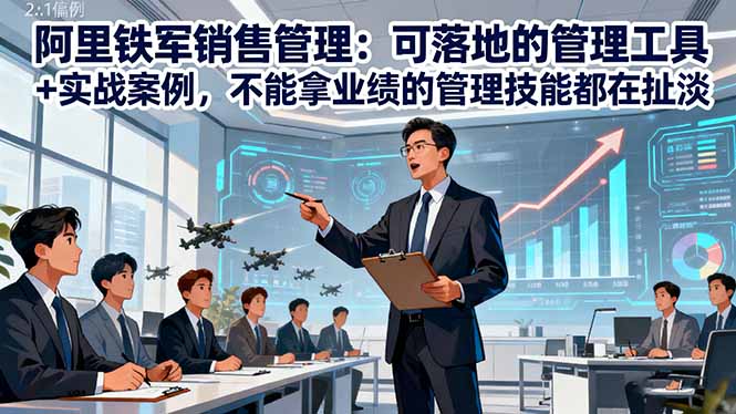 （16436期）阿里铁军销售管理：可落地的管理工具+实战案例，不能拿业绩的管理都在扯淡_豪客资源创业项目网-豪客资源_豪客资源库