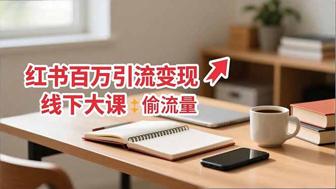 （16661期）小红书百万引流变现-11月线下大课：分享从0到百万引流路径，手把手教偷流量、拿结果_豪客资源创业项目网-豪客资源_豪客资源库