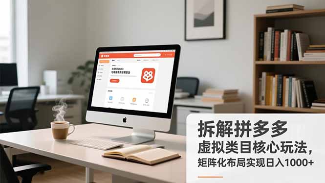 (16906期)拆解拼多多虚拟类目核心玩法,矩阵化布局实现日入1000+_豪客资源创业项目网-豪客资源_豪客资源库