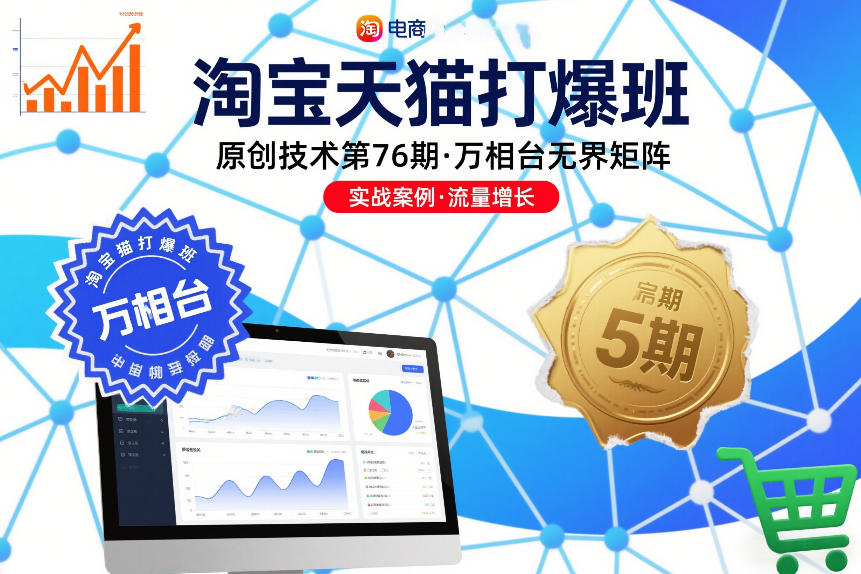淘宝天猫打爆班原创技术第76期,万相台无界矩阵——豪客资源创业项目网-豪客资源_豪客资源库